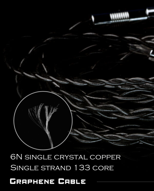 CEL-A024 Graphene Single Crystal Copper Upgrade line IE40pro IE80 MMCX 0.78 2.5/4.4 Balance Line - Image 4