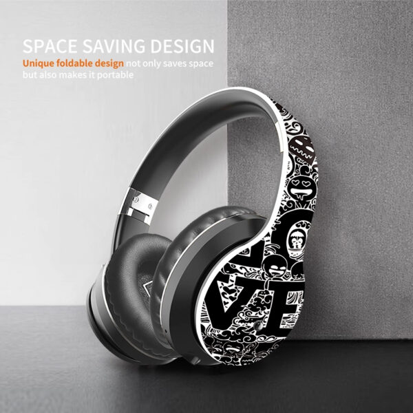 Head-mounted Hand Drawn Wireless Bluetooth 5.0 Headset - Image 5