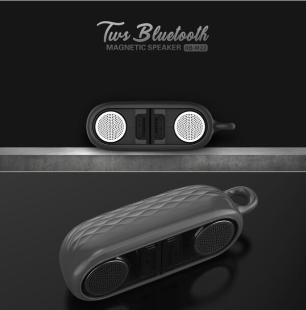 RM-M32 TWS Transparent Magnetic Portable Mini Speaker - Image 5