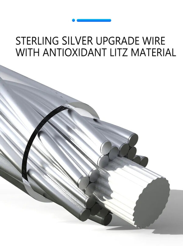 Sterling Silver SE846t8ie 2.5/4.4mm ie80s w80w60 Balanced Headphone Upgrade balanced Line - Image 2
