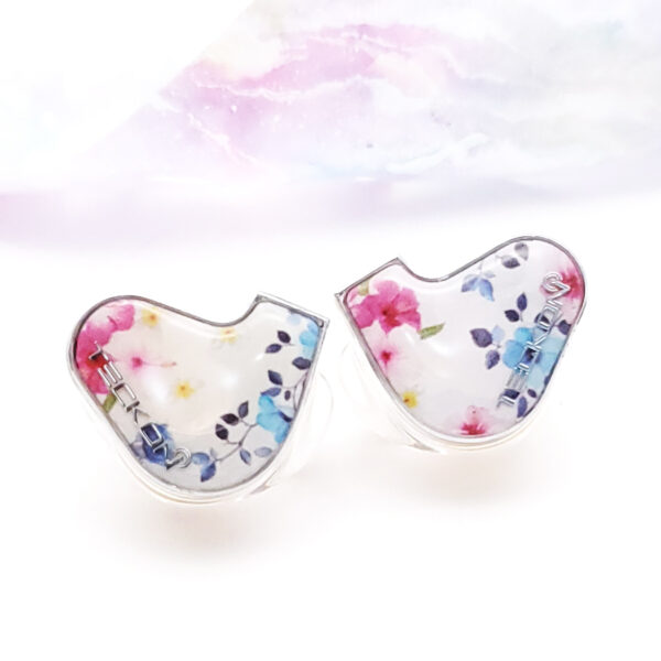 IEM-E2-3 - Flower Elegant Design Hi-Fi IEM Earphones 1DD+1BA - Image 3
