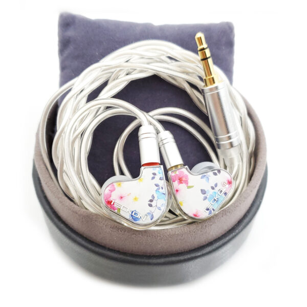 IEM-E2-3 - Flower Elegant Design Hi-Fi IEM Earphones 1DD+1BA - Image 5