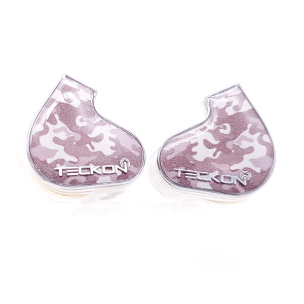 IEM-E2-34 Camouflage Brown Fashion Design Hi-Fi IEM Bluetooth Earphones - Image 2