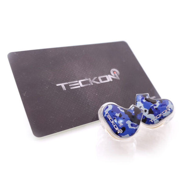 IEM-E2-5 Camouflage Blue Fashion Design Hi-Fi IEM Bluetooth Earphones - Image 5