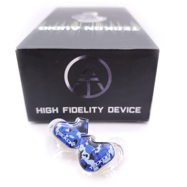IEM-E2-5 Camouflage Blue Fashion Design Hi-Fi IEM Bluetooth Earphones - Image 6