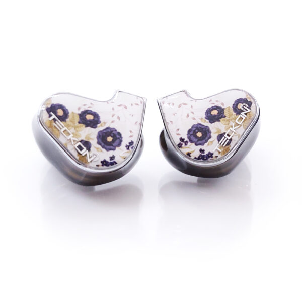 IEM-E2-2 Elegant Flower Fashion Design Hi-Fi IEM Bluetooth Earphones - Image 2