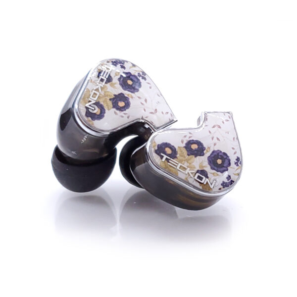 IEM-E2-2 Elegant Flower Fashion Design Hi-Fi IEM Bluetooth Earphones - Image 3