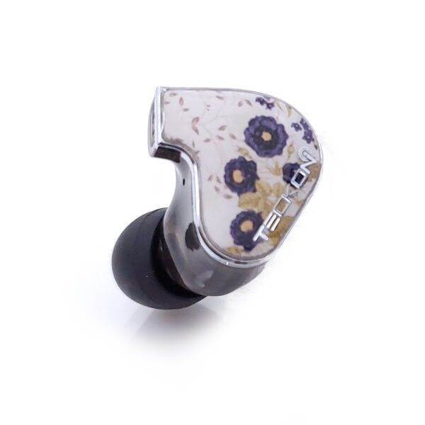 IEM-E2-2 Elegant Flower Fashion Design Hi-Fi IEM Bluetooth Earphones - Image 4