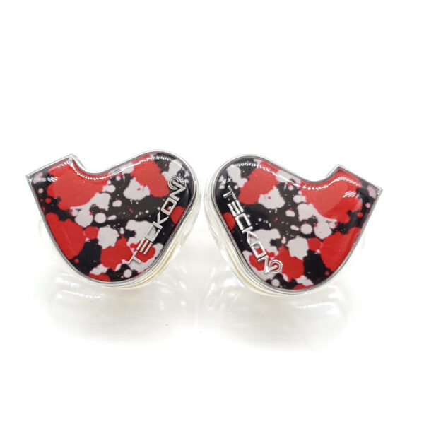 IEM-E2-4 Camouflage Red Fashion Design Hi-Fi IEM Bluetooth Earphones - Image 4