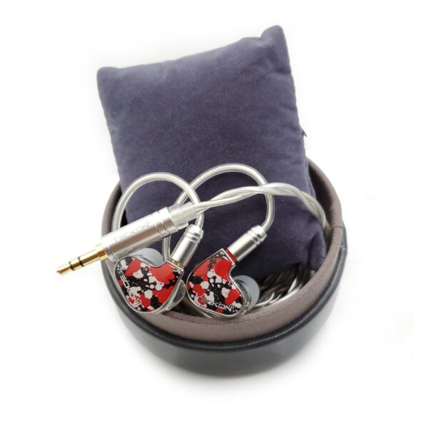 IEM-E2-4 Camouflage Red Fashion Design Hi-Fi IEM Bluetooth Earphones - Image 7