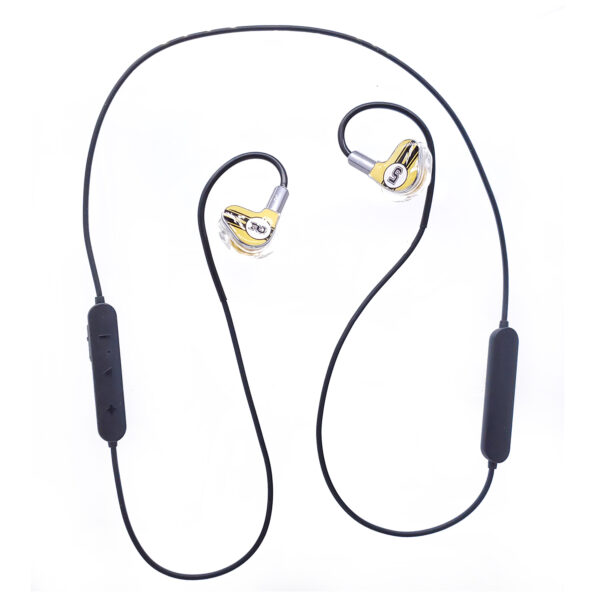 IEM-E2-12 Super Car Yellow Hi-Fi IEM Bluetooth Earphones - Image 5