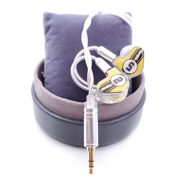 IEM-E2-12 Super Car Yellow Hi-Fi IEM Bluetooth Earphones - Image 6