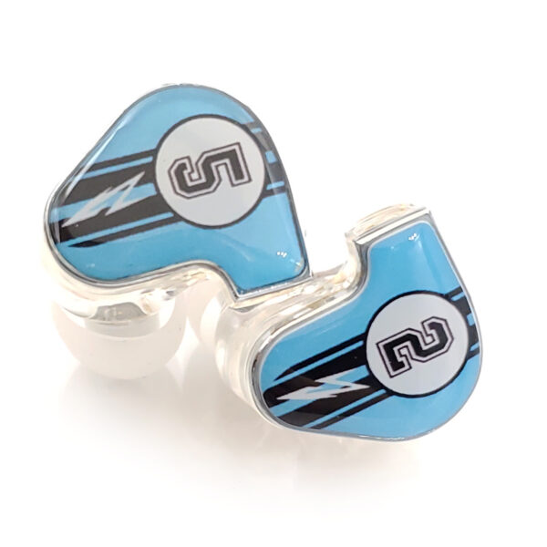 IEM-E2-13 Super Car Blue Hi-Fi IEM Bluetooth Earphones - Image 2