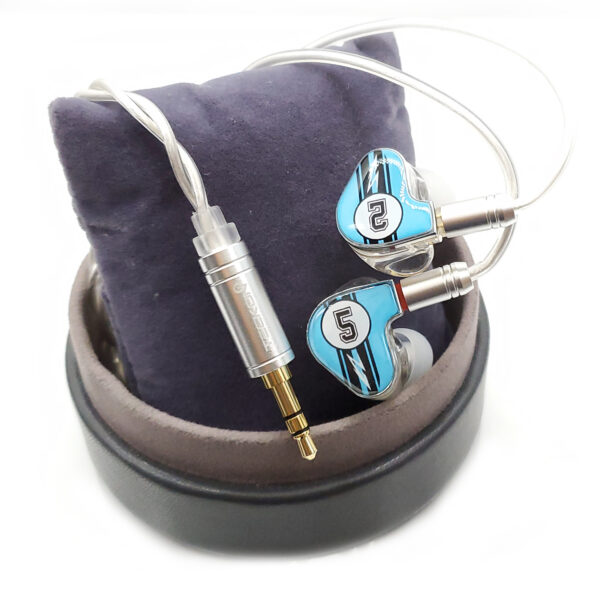 IEM-E2-13 Super Car Blue Hi-Fi IEM Bluetooth Earphones - Image 5