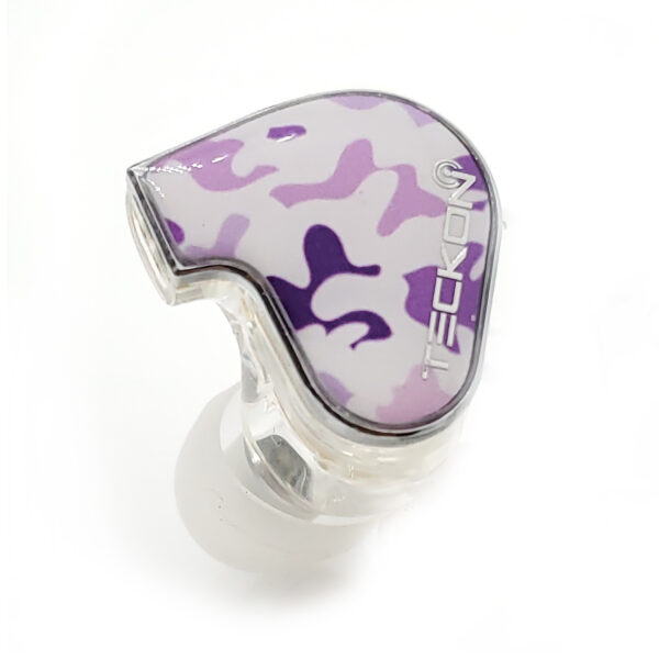 IEM-E2-36 Camouflage Purple Design Hi-Fi IEM Bluetooth Earphones - Image 2