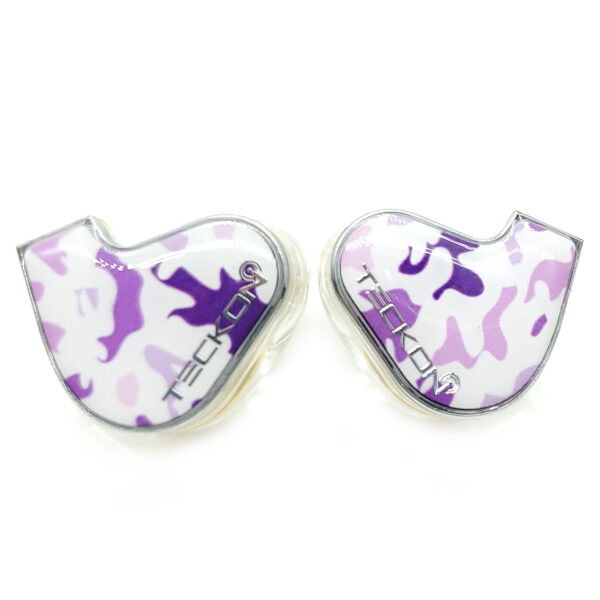 IEM-E2-36 Camouflage Purple Design Hi-Fi IEM Bluetooth Earphones - Image 3