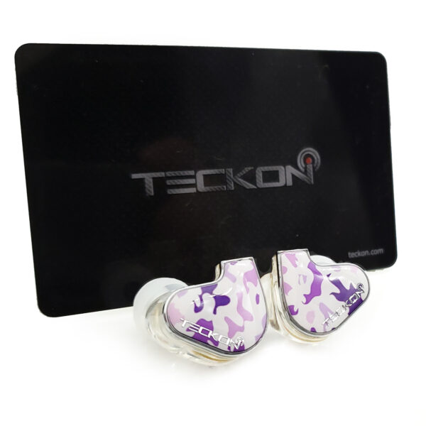 IEM-E2-36 Camouflage Purple Design Hi-Fi IEM Bluetooth Earphones - Image 7
