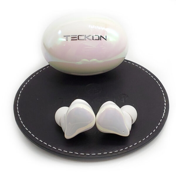 TWS-E-G5 TWS Wireless Bluetooth Pearl  White Beauty Earphone - Image 5