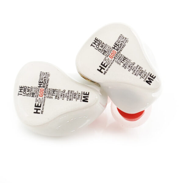 IEM-S2-81 White Cross HiFi Dynamic Balanced Armatured IEM Bluetooth Earphones - Image 2