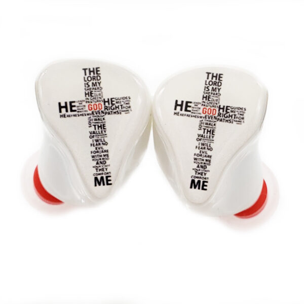 IEM-S2-81 White Cross HiFi Dynamic Balanced Armatured IEM Bluetooth Earphones