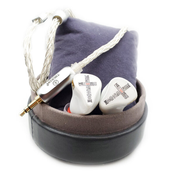 IEM-S2-81 White Cross HiFi Dynamic Balanced Armatured IEM Bluetooth Earphones - Image 6